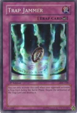 Trap Jammer IOC-110 Super Rare 1st Edition Near Mint Yugioh DNA GAMES - Image 1