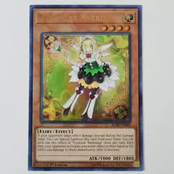 Trickstar Narkissus - BLRR-EN080 - LP/MP - Ultra Rare - 1st ed - Yugioh - Image 1