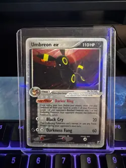 Umbreon ex 112/115 EX Unseen Forces 2005 Holo Rare Pokemon Card TCG Played - Image 1