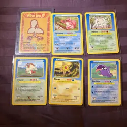 Pokemon Funskool Holo & Who am iU 6 Card Lot🥳 - Image 1