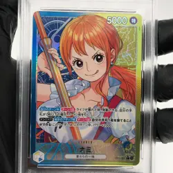 One Piece Card PSA 10 Nami OP11-041 L Alt Art Parallel Japanese [10] - Image 2