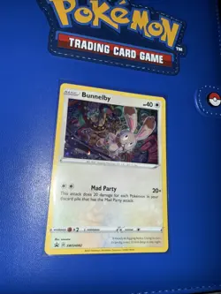 Pokemon Bunnelby TCG Sword & Shield SWSH082 Holo Promo Card Pack Fresh MINT - Image 1