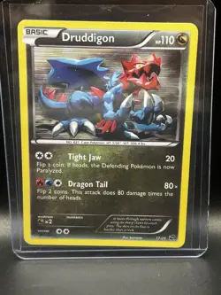 Druddigon 17/20 Dragon Vault Pokemon Holo Trading Card NM/VLP - Image 1