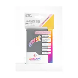 GameGenic Card Sleeves Prime Japanese - Dark Grey (60) New - Image 1