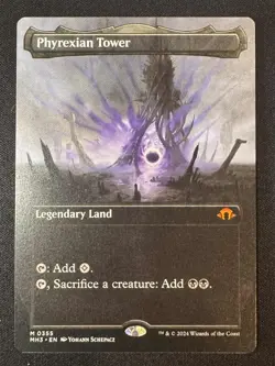 Phyrexian Tower (Borderless) Modern Horizons 3 Regular - MTG - NM - Image 1