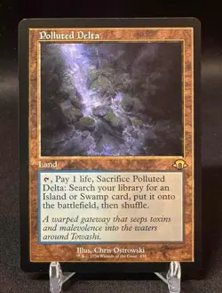 MTG Polluted Delta (Retro Frame) Modern Horizons 3 NM - Image 1
