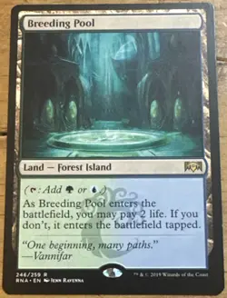 MTG Magic the Gathering Breeding Pool (246/296) Ravnica Allegiance LP - Image 1
