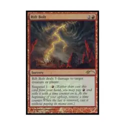 WOTC MtG FNM Promos Rift Bolt (P) (Foil) EX - Image 1