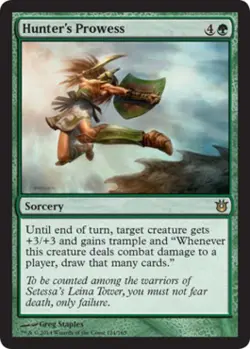 Hunter's Prowess - Medium Play MTG Born of the Gods - Image 1