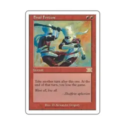WOTC MtG 6th Ed Final Fortune (R) EX - Image 1