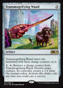 Transmogrifying Wand - Near Mint MTG Magic 2019 Core Set - Image 1