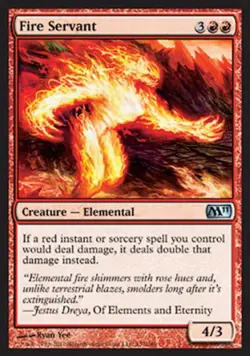 Fire Servant - Light Play MTG Magic 2011 Core Set - Image 1