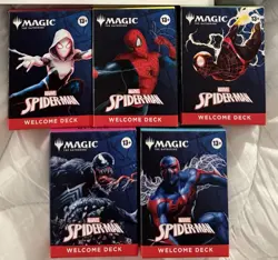 MTG Spider-Man Welcome Deck Set (5 Decks) SDCC 2025 Exclusive - Image 1