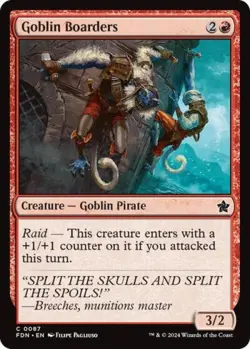 Goblin Boarders - Light Play MTG Foundations - Image 1