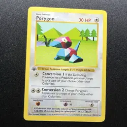 1999 Pokemon TGC Base set 1st. edition Porygon #39/102 LP - Image 1