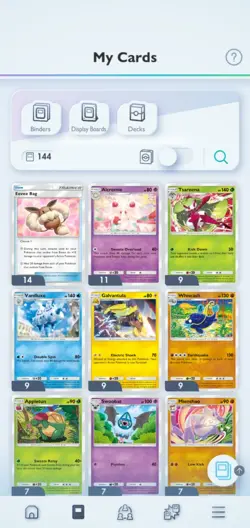 Pokemon Pocket Mobile Game Trade Eevees Grove Set ◇◇ Cards Message For Cards - Image 1