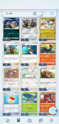 Pokemon Pocket Mobile Game Trade Eevees Grove Set ◇◇ Cards Message For Cards - Image 2