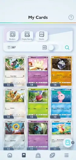 Pokemon Pocket Mobile Game Trade Eevees Grove Set ◇◇ Cards Message For Cards - Image 4