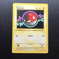 Pokemon Cards: Base Set 1st Edition Common: Voltorb 67/102 - Image 1