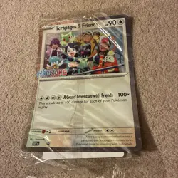 Pokemon Horizon Terapagos and Friends Oversized Jumbo Promo Card Stamp English - Image 1