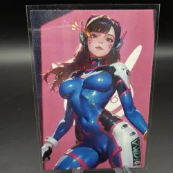 D. Va Anime Waifu Card Doujin ACG Goddess Holo - Image 2