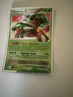 Pokemon TCG Torterra lv X Holo Card 122/130 Card Slightly Bent As Shown - Image 2