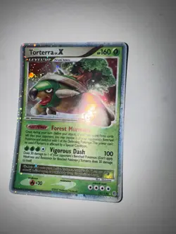 Pokemon TCG Torterra lv X Holo Card 122/130 Card Slightly Bent As Shown - Image 3