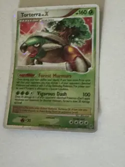 Pokemon TCG Torterra lv X Holo Card 122/130 Card Slightly Bent As Shown - Image 4