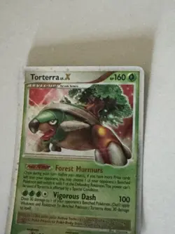Pokemon TCG Torterra lv X Holo Card 122/130 Card Slightly Bent As Shown - Image 5