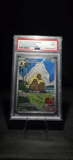 Pokemon TCG Alolan Dugtrio Holo Card 208/191 Surging Sparks Series - Image 1