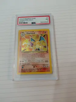 Pokemon TCG Charizard Holo Rare Card Base Set, PSA 7 - Image 4