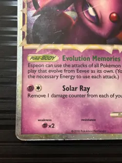 Espeon 81/90 Prime Heartgold Soulsilver Undaunted Ultra Rare Pokemon Card HP/DMG - Image 5