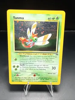Pokemon Yanma Neo Discovery Holo Rare English 2001 Card 17/75 WotC - Image 2