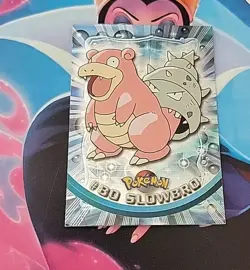 Pokemon Topps Card - Slowbro #80 Holo TV Animation Edition Blue Label - Image 1