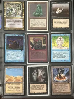 Giant Old Vintage Magic Gathering 1044 Cards Collection Binder Alpha Mtg Lot - Image 2
