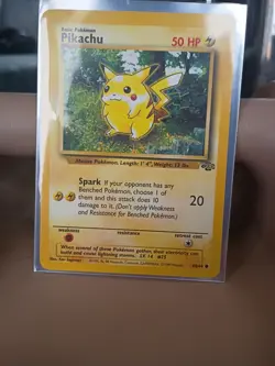 Pikachu 60/64 Red Cheeks Jungle Set WOTC 1999 Pokemon TCG Card NM -c - Image 3