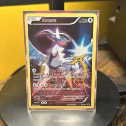 Pokemon TCG Arceus XY116 Black Star Promo Full Art Holo Card 2016 Rare - Image 1