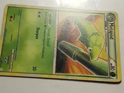 Metapod 46/123 NM HeartGold SoulSilver Pokemon Card Tomokazu Komiya - Image 2