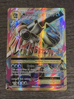 M Blastoise EX Full Art Holo Card 102/108 XY Evolutions **CLEAN** - Image 1