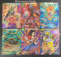 Dragon Ball Super Card Game EN #BT17 SPR Lot x 6 Cell Gotenks SS4 Vegeta Baby - Image 1