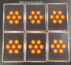 Dragon Ball Super Card Game EN #BT17 SPR Lot x 6 Cell Gotenks SS4 Vegeta Baby - Image 2