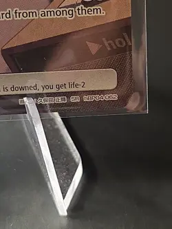 Mori Calliope SR hololive OCG card hBP04-062 Curious Universe English SR - Image 2