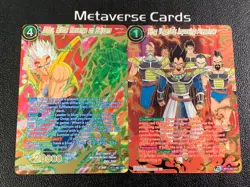 Dragon Ball Super Card Game EN #BT21-062 030 SPR Lot x 2 Baby King Vegeta - Image 1