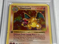 Charizard 1999 Pokemon Game Base Set Holo PSA 2 Graded Card 1st Edition #4 - Image 5