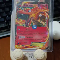 Pokemon Charizard EX Ultra Rare Holo 11/106 180HP Fire Blast Card - Image 1