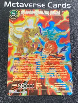 Dragon Ball Super Card Game EN #BT21-111 SPR SSB Son Goku VS Golden Frieza - Image 1