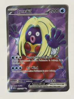 Jynx ex 191/165 Sv: Scarlet & Violet 151 Holo Full Art Pokemon Card - Image 1