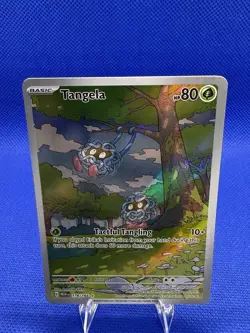 Pokemon TCG Tangela Scarlet & Violet Holo Illustration Rare Card 178/165 NM - Image 3