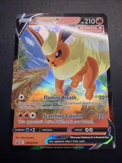 Flareon V SWSH149 SWSH: Sword & Shield Promo Cards Holo - Image 1