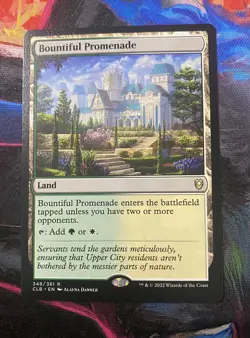 Bountiful Promenade MTG Battle for Baldurs Gate CLB nm # 348 - Image 1